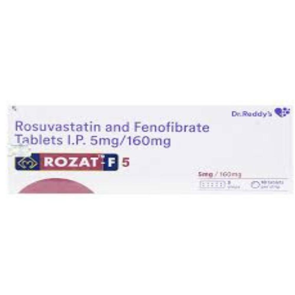 Rozat-F 5 Fenofibrate (160mg) + Rosuvastatin (5mg) Tablet