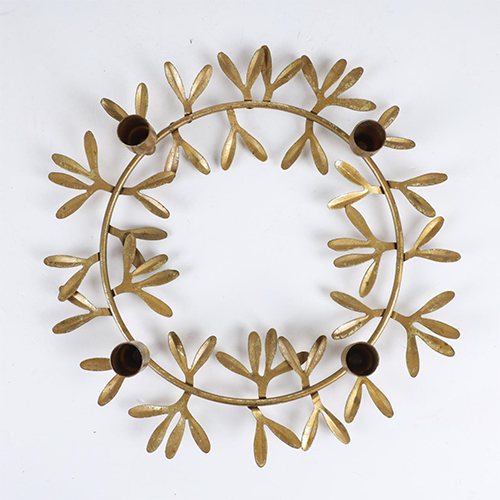 Candle Holder - Color: Golden