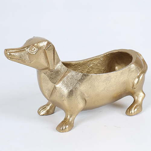 Alum Planter - Color: Golden
