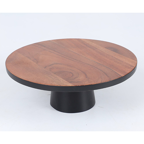 Wood Cake Stand - Color: Brown