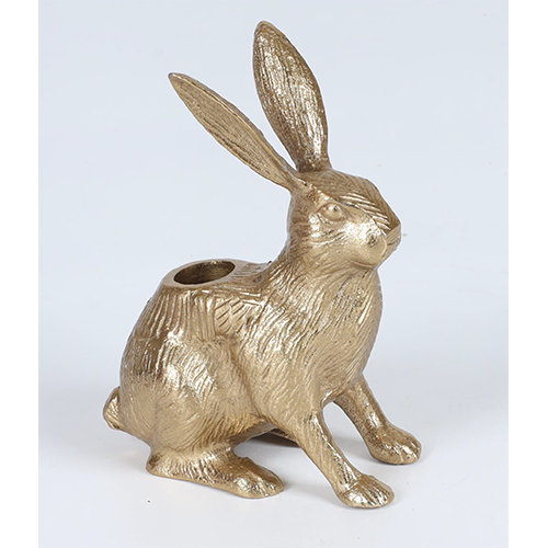 Alum Candle Holder - Color: Golden