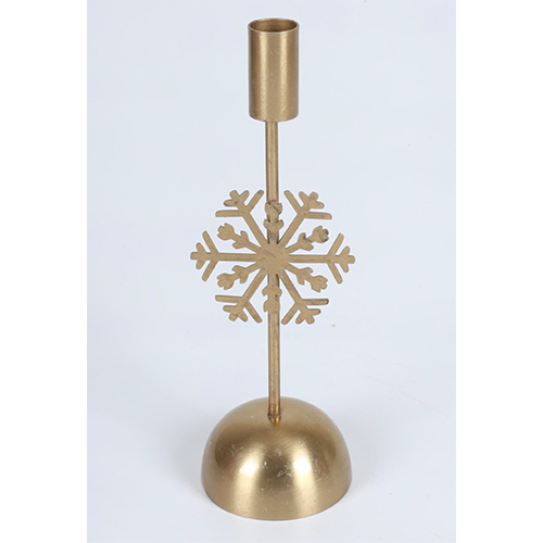 Iron Candle Holder - Color: Golden