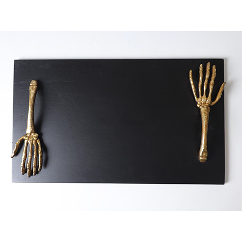 Wood Alum Tray - Color: Golden