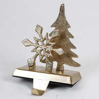 Alum Stocking Holder - Color: Golden