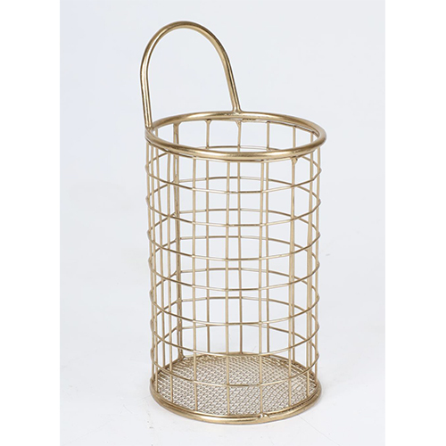 Iron Basket - Color: Golden