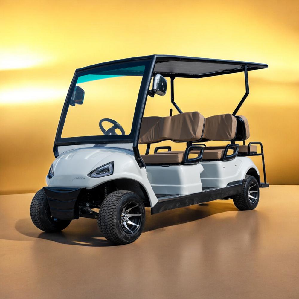 Saera G - 100s 2 Seater Electric Solar Passenger Golf Cart - Capacity: 400 Kg