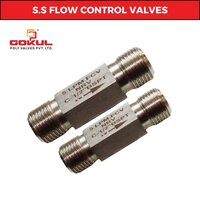 Ss Flow Control - Application: Industrial & Water Line