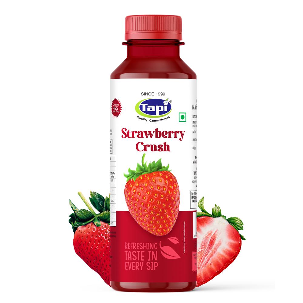 Strawberry Crush 750 Ml - Ingredients: Sugar