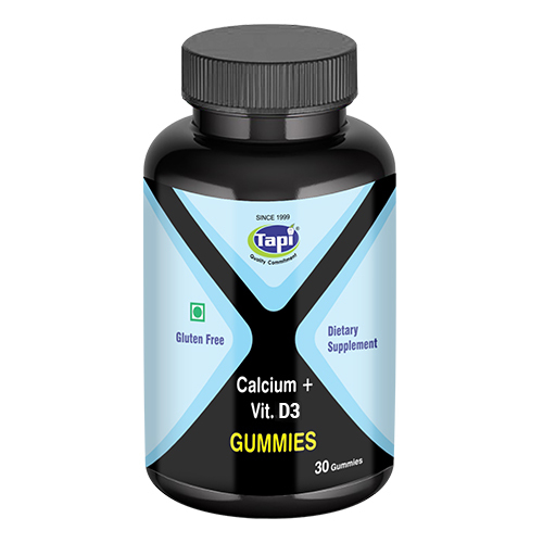 Calcium + Vitamin D3 Gummies - Best Before: 18 Months