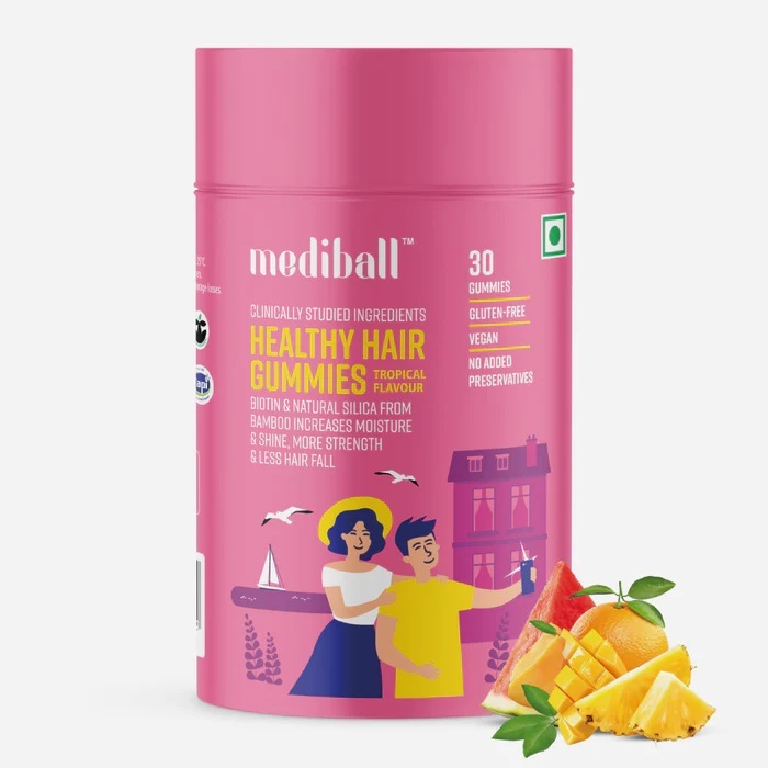 Mediball Healthy Hair Gummies - Best Before: 18 Months