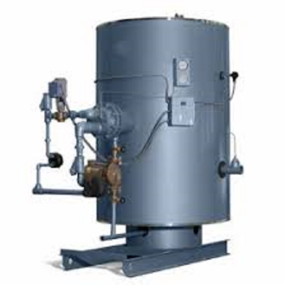Coating plant hot water generator
