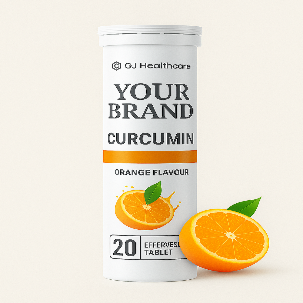 Curcumin Effervescent Tablets - Origin: India
