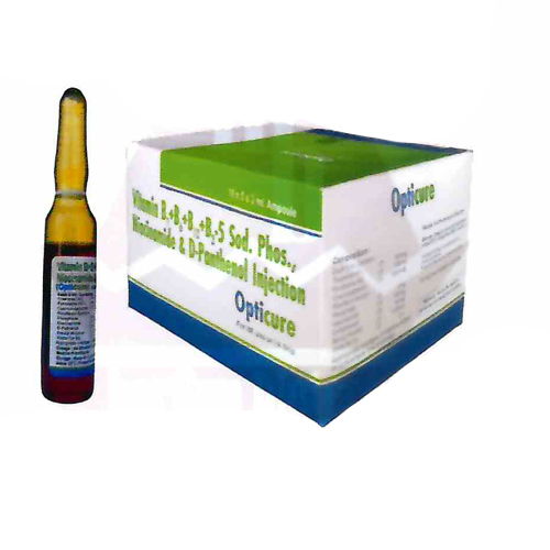 Vitamin B B2 B12 B2-5 Sod Phos Parthenol Injection - Physical Form: Liquid