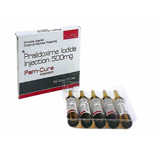 500Mg Pralidoxime Iodide Injection - Physical Form: Liquid