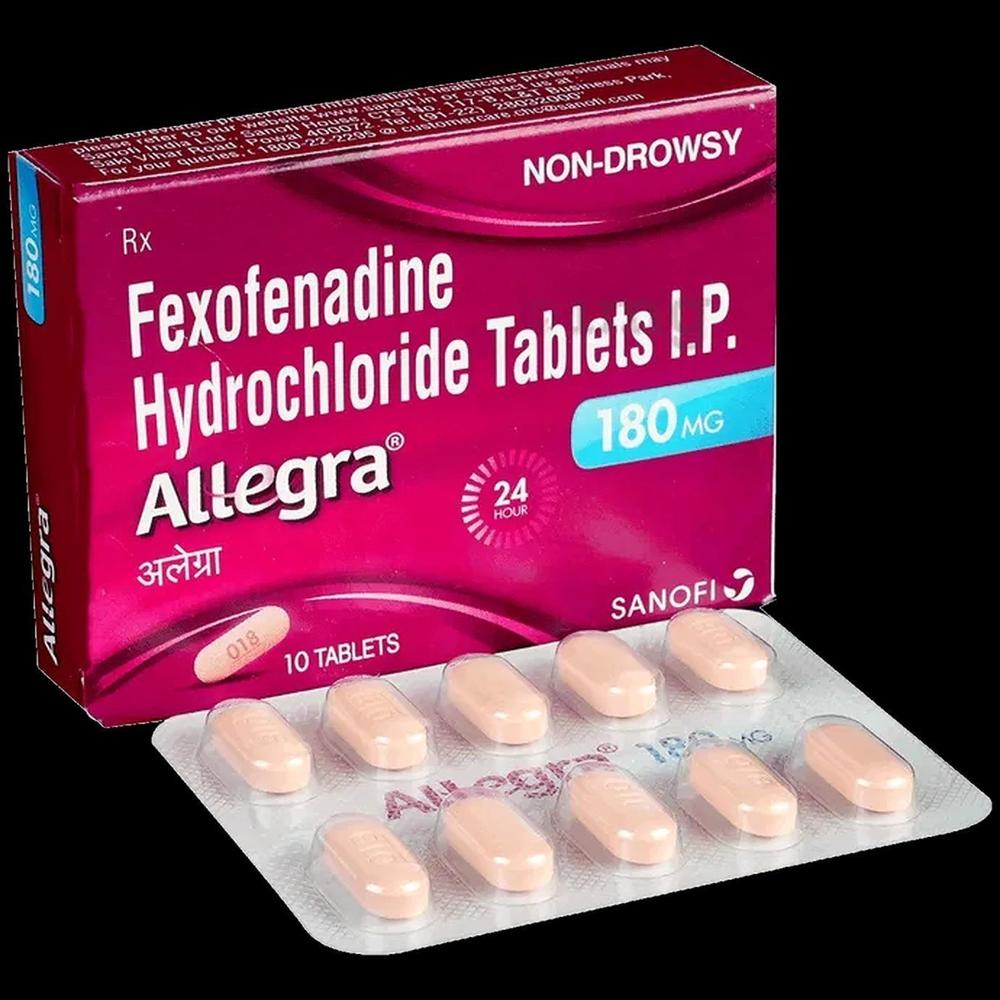 Allegra 180 Fexofenadine (180Mg) Tablet - Grade: Medicine Grade
