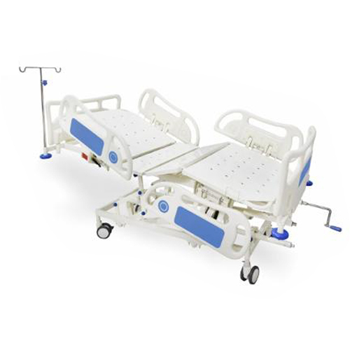 Classic Grand Hi-Low Icu Bed - Color: White And Blue
