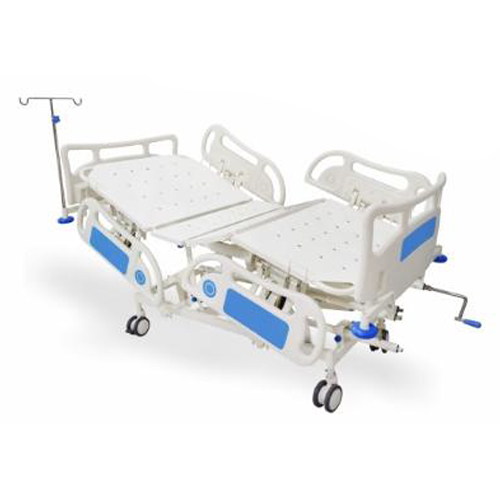 Classic Grand Hi-low Icu Bed - Color: White And Blue