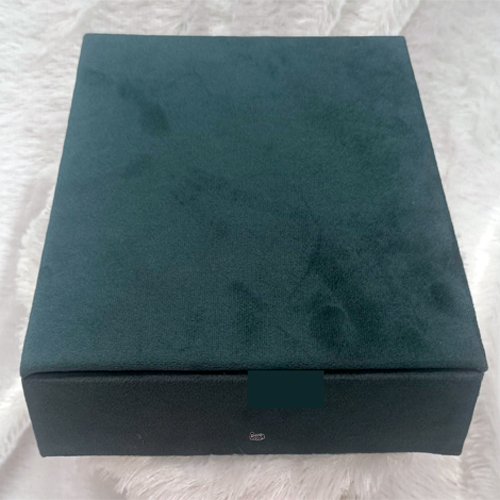 Valvet Dry Fruit Box - Color: Green