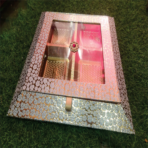 Cardboard Dry Fruit Box - Color: Multicolor