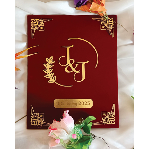 05_Wedding Box - Color: Maroon