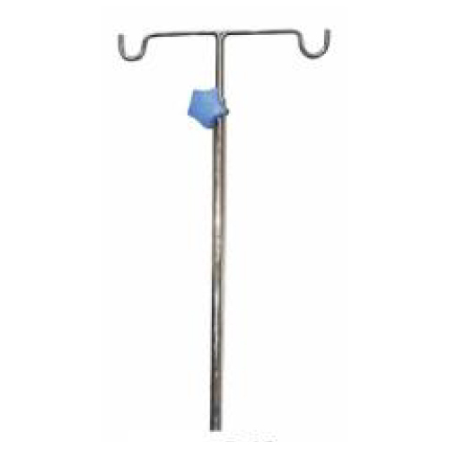 R-12 Telescopic Adjustable Iv Rod - Color: Silver