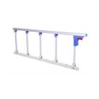 Bed Side Collapsible Gaurd Railing - Color: Silver