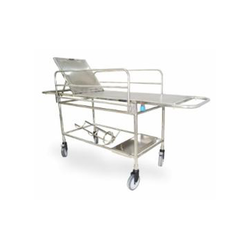 SS Stretcher Trolley