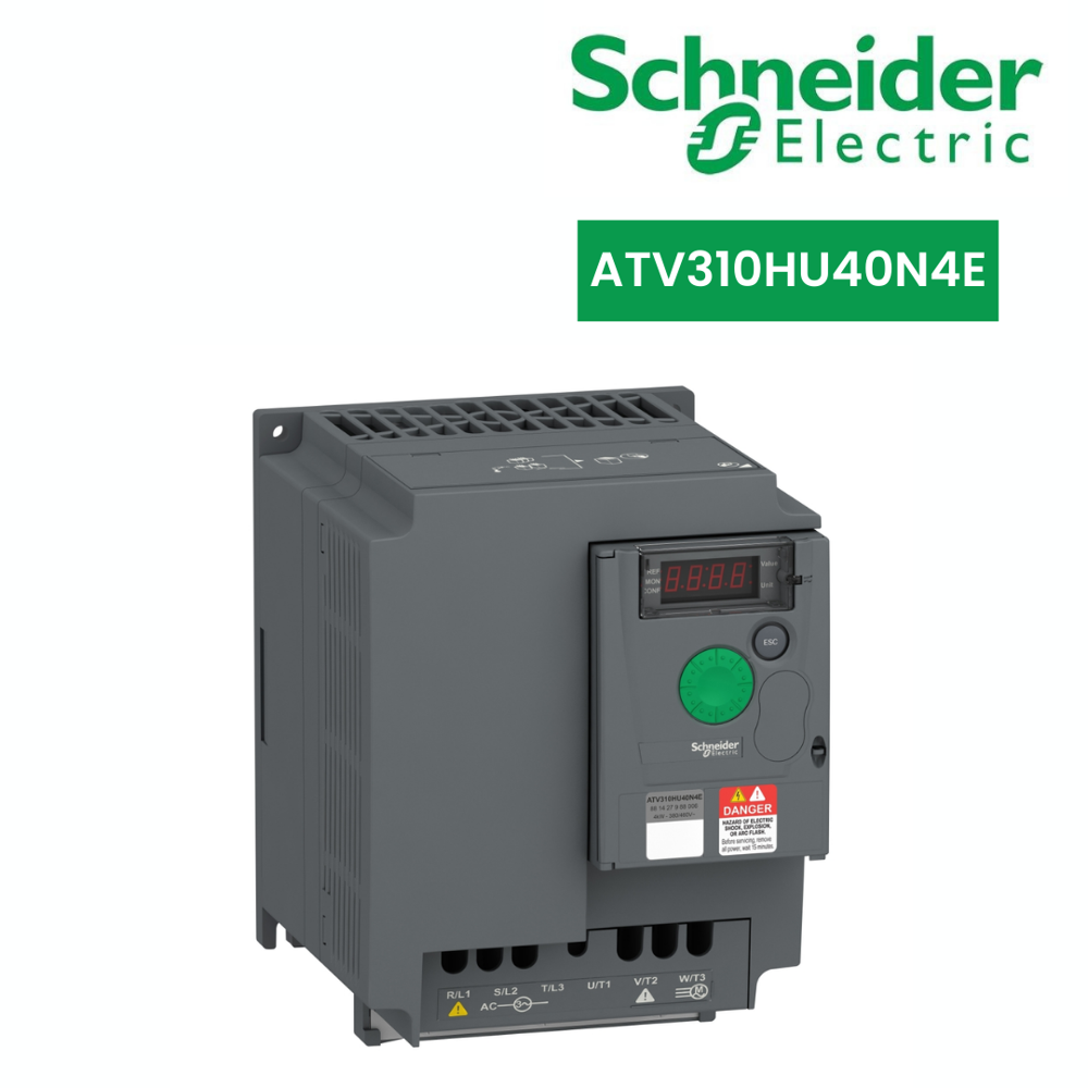 Atv310hu40n4e-variable Speed Drive, Easy Altivar 310, Heavy Duty, 4kw, 5hp, Normal Duty, 5.5kw, 7.5hp, 380 To 460v, Without Emc - Application: Simple Machine