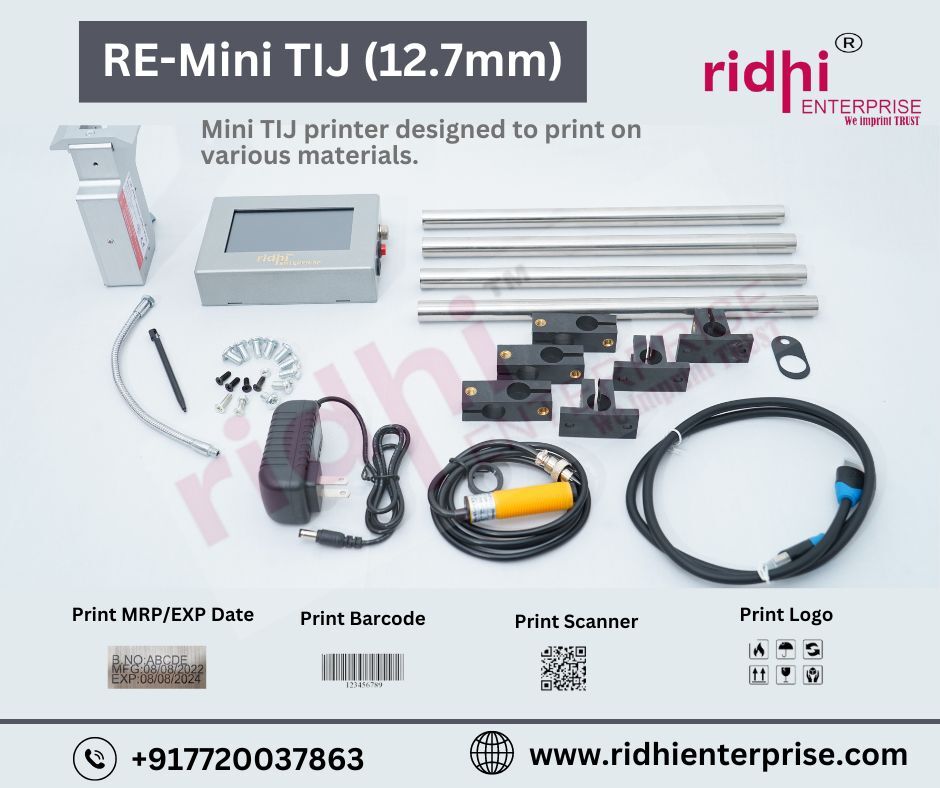 Ridhi Online Inkjet Batch Coding Machine - Accuracy: 100 %