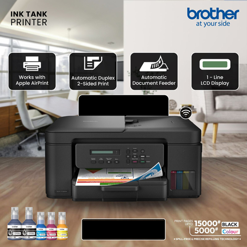 Dcp-T730Dw Ink Tank Printer - Automatic Grade: Semi-Automatic