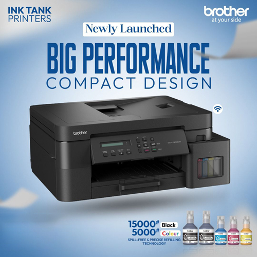 Dcp-T830Dw Ink Tank Printer - Automatic Grade: Semi-Automatic