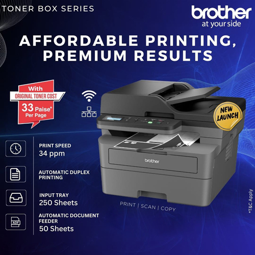Dcp-B7670Dwb Printer - Automatic Grade: Semi-Automatic