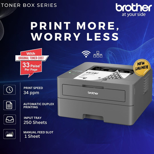 Hl-B2180Dwb Printer Toner Box Series - Automatic Grade: Semi-Automatic