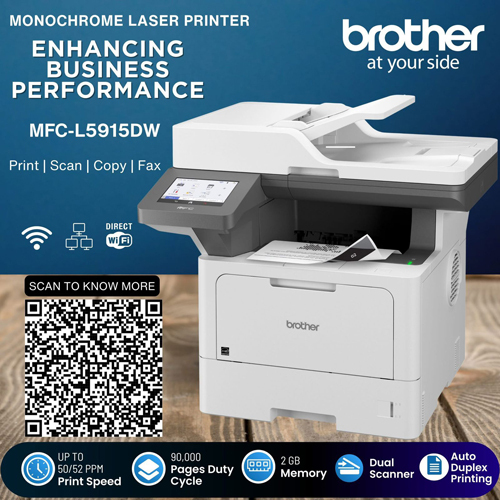 Mfc-L5915Dw Monochrome Laser Printer - Automatic Grade: Semi-Automatic