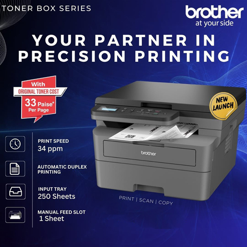 Dcp-B7600Db Toner Box Series Printer - Automatic Grade: Semi-Automatic