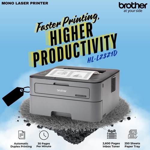 Hl-L2321D Printer - Automatic Grade: Semi-Automatic