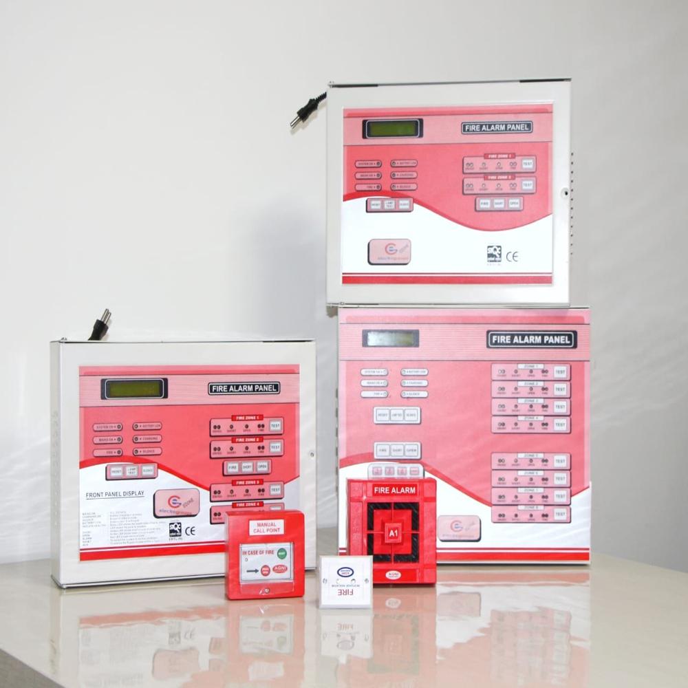 2 Zone Fire Alarm Panel - Application: Used Has Safety Equipment