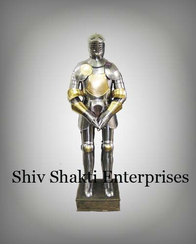 पीतल और स्टील की कवच की सूट
