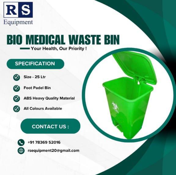 Bio Medical Waste Bins 25-Ltr 