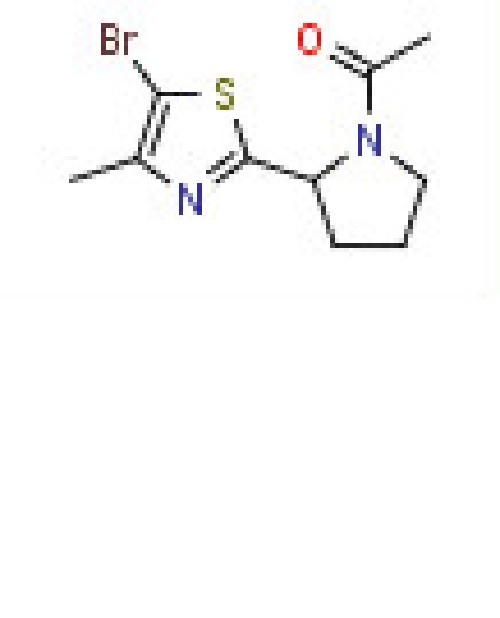 2- (1-Acetylpyrrolidin-2-yl)-5-bromo-4-methyl-1,3- thiazole