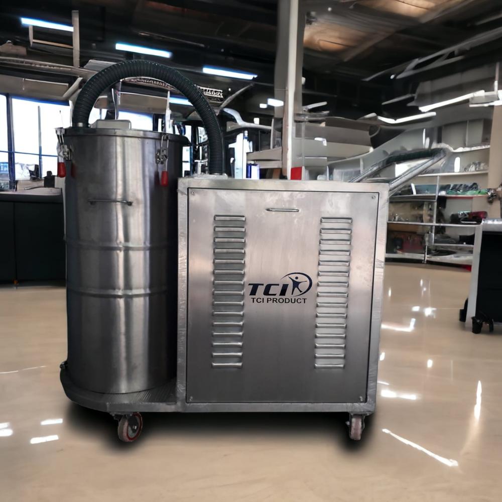 Three Phase Industrial Vacuum Cleaner Heavy Duty Industrial Dust Collector