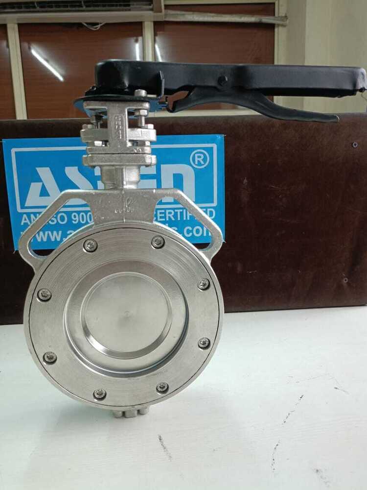 Lever Operated Offset Disc Butterfly Valve