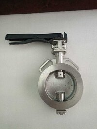 Lever Operated Offset Disc Butterfly Valve