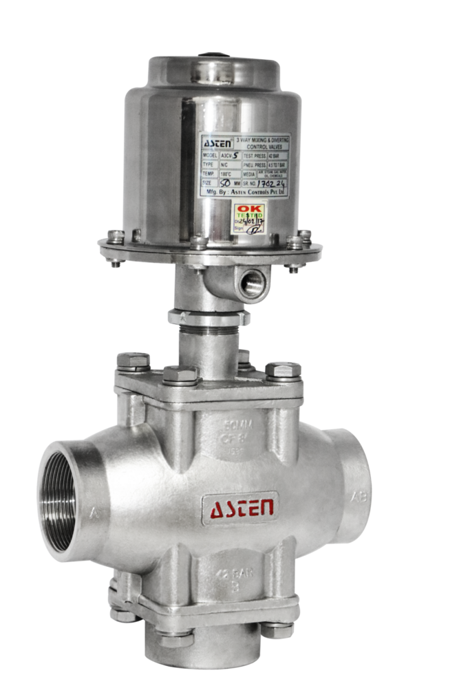 32 Way Mixing & Diverting Control Valve Screwed End - Color: Grey
