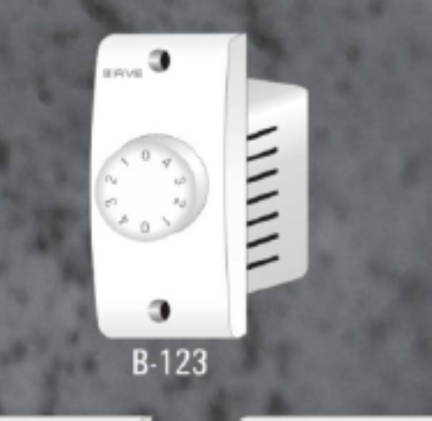 4 Step Fan Regulator - Color: White