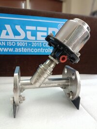 Pneumatic Angle Type Control Valve
