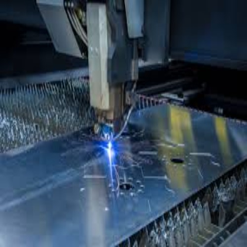 Fully Automatic Metal Laser Cutting Machine - Color: White