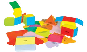 3D Paper Net - Color: Multi Color