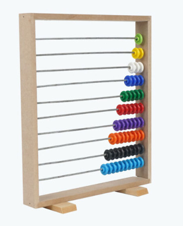 Frame Abacus Wooden - Material: Plastic