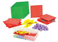 Magnetic Base Ten Block - Color: Multi Color